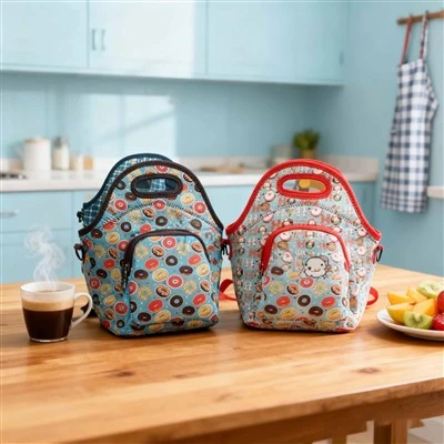 Lancheira de neoprene com alça de ombro
